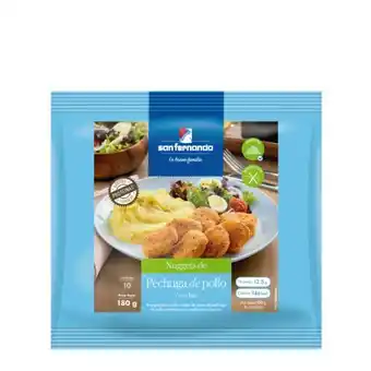 San Fernando Nuggets de pechuga de pollo con chía x 10 und oferta