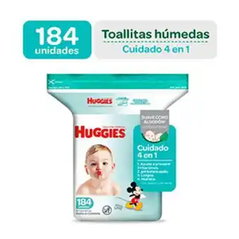InkaFarma Toallas húmedas huggies one&done - bolsa 184 un oferta