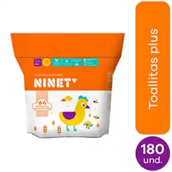 Mifarma Toallas húmedas ninet plus - bolsa 180 un oferta