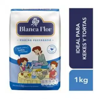 Freshmart Harina blanca flor preparada - bolsa 1kg - unidad oferta