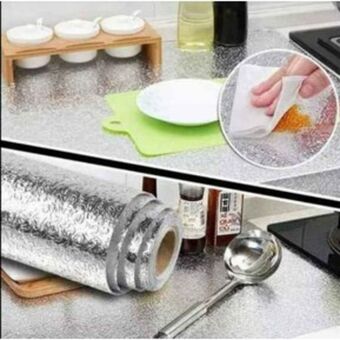 Papel de aluminio cocina pegatina autoad...