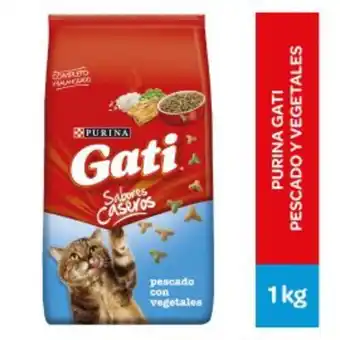 Freshmart Gati sabor pescado con espinaca - bolsa 1kg - unidad oferta