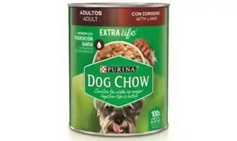 Freshmart Purina dog chow adulto con cordero - lata 374 gr - unidad oferta