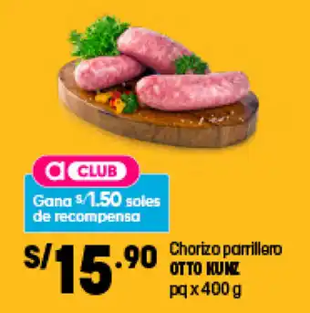 Plaza Vea Otto Kukz Chorizo Parrillero 400g oferta