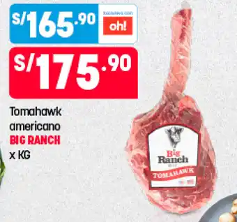 Plaza Vea Big Ranch Tomahawk Americano oferta