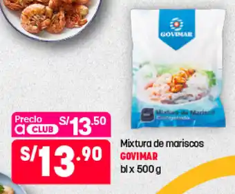 Plaza Vea Govimar Mixtura de Mariscos 500g oferta