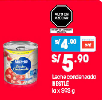 Plaza Vea Nestle Leche Condensada 393g oferta