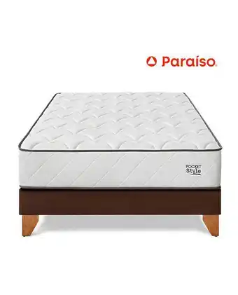 Tiendas EFE Cama euro poc style 2 plz almohada + protector cho oferta