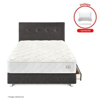 Paraiso del Perú Dormitorio con cajones pocket max | 1.5 plazas oferta