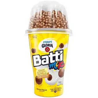 Vivanda Yogurt gloria battimix vainilla con arroz crujiente bañado en chocolate vaso 145g oferta
