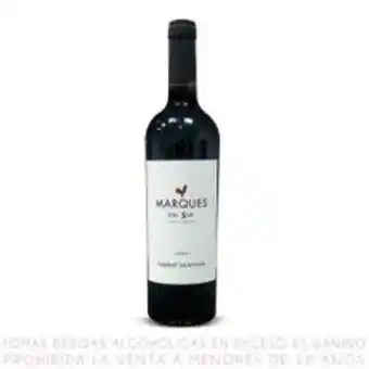 Metro Vino tinto cabernet sauvignon marques del sur roble 750ml oferta