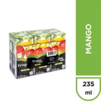 Metro Bebida de mango frugos del valle caja 235 ml pack de 6 unid oferta