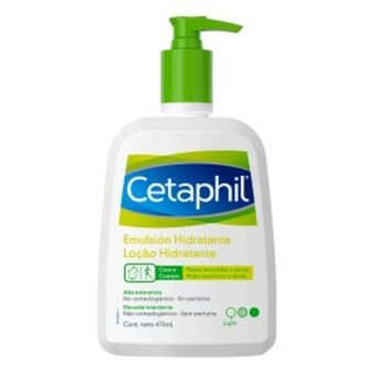 Emulsión hidratante cetaphil piel sensible y seca - frasco 473 ml