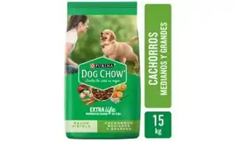 Freshmart Purina dog chow cachorros medianos y grandes - envase 15 kg - unidad oferta