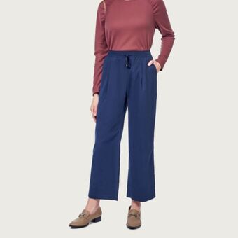 Fina Perú Pantalon cream azul oferta