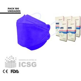 Linio Mascarilla kn95 certificada fish shape x... oferta