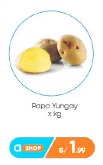 Plaza Vea Papa Yungay x kg oferta
