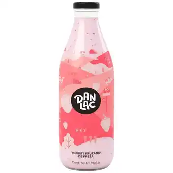 Vivanda Yogurt frutado danlac fresa botella 900g oferta