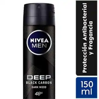 Mifarma Antitranspirante en spray nivea men deep dark wood - frasco 150 ml oferta