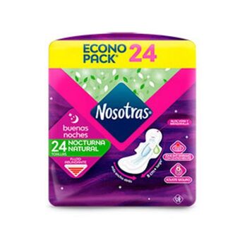 Mifarma Toallas higiénicas nosotras buenas noches - bolsa 24 un oferta
