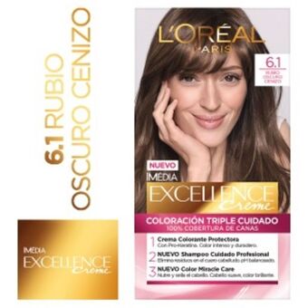 Mifarma Tinte para cabello excellence #6.1 rubio oscuro cenizo - kit 1 un oferta