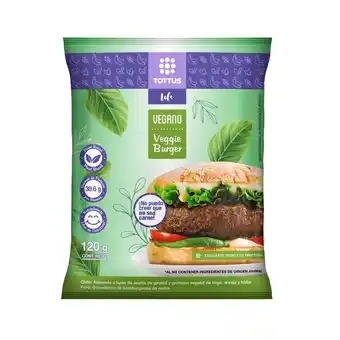 Tottus Hamburguesa vegana tottus life 120 gr oferta