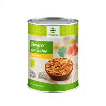 Tottus Pallar con tocino tottus 425 gr oferta