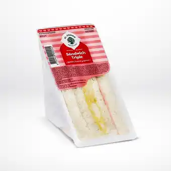 Tottus Triple de jamón queso y huevo el cedro oferta