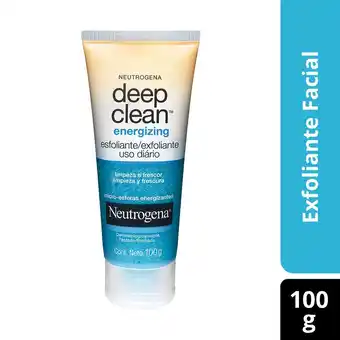 Exfoliante facial deep clean neutrogena 100 ml