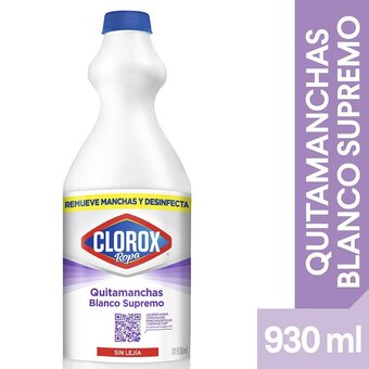 Tottus Quitamanchas clorox blanco supremo 930 ml oferta