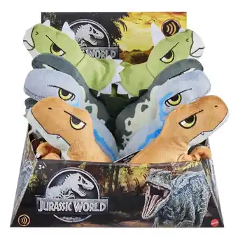 Jurassic world peluche dino mini con sonidos 10x13cm