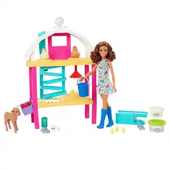Tottus Barbie set diversion en la granja oferta