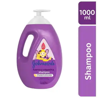 Tottus Shampoo fuerza y vitamina johnson's baby 1000 ml oferta