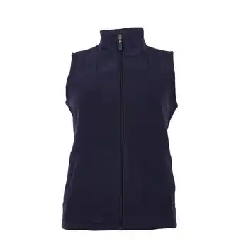 Tottus Chaleco polar mujer talla xl azul marino oferta