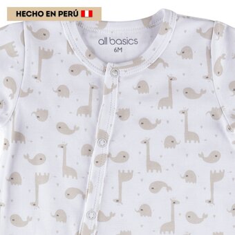 Tottus Enterizo algodón bebe oferta