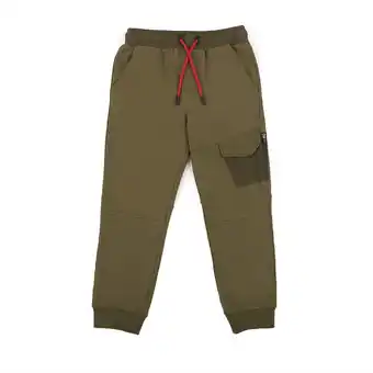Tottus Pantalón buzo bolsillo niño talla 8 verde oferta