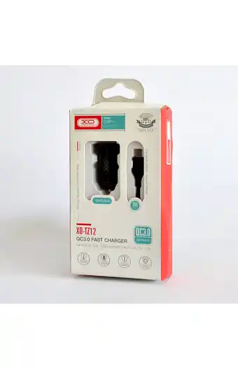 Tiendas EFE Cargador para auto + cable micro xo 18w oferta