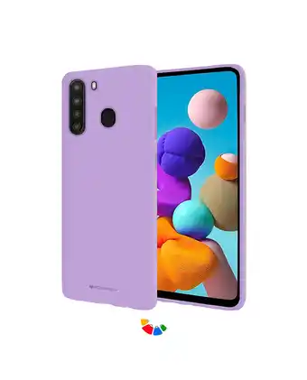 Tiendas EFE Funda/case para samsung a21 soft feeling goospery - lila oferta