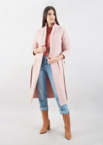 Michelle Belau Abrigo manga larga oferta