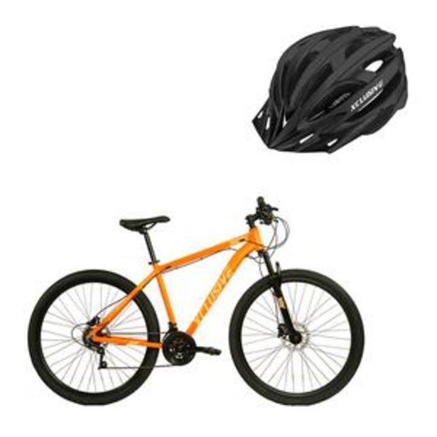 Tai Loy Bicicleta aluminio aro 29 nn freno disco hidraulico + casco negro con luz oferta
