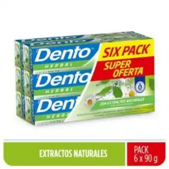 Freshmart Pasta dental dento herbal six pack 90 grs - unidad oferta