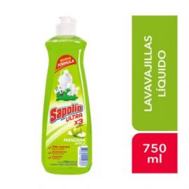 Freshmart Lavavajillas liquido manzana sapolio 750ml - unidad oferta