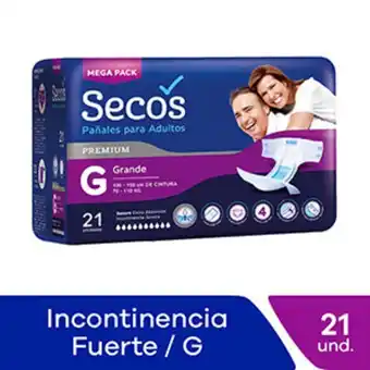 InkaFarma Pañales para adultos secos premium talla g - bolsa 21 un oferta