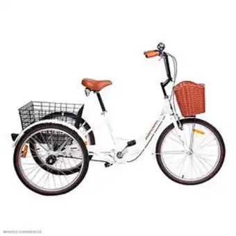 Bicicleta monark tricicargo venecia aro 24'' crema