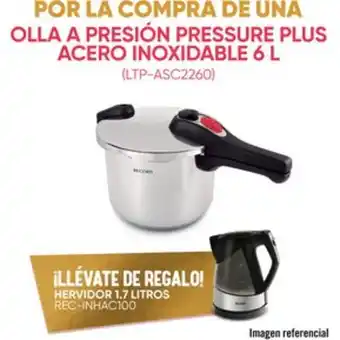 Linio Olla a presion pressure plus ainox 6l r... oferta