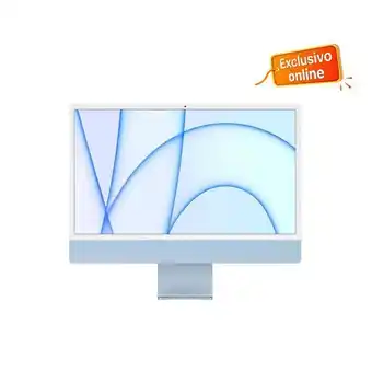iShop Imac 24" chip m1 8gpu - 512gb - azul + 500 soles de descuento exclusivo online oferta