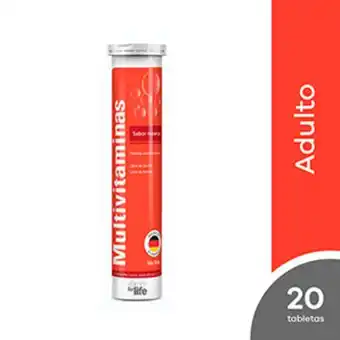 Mifarma Multivitaminas vitamins for life tableta efervescente sabor naranja oferta
