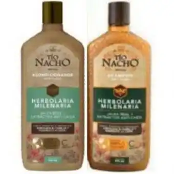 Freshmart Pack shampoo anticaída herbolaria milenaria + acondicionador anticaída herbolaria tío nacho - 415 ml - unidad oferta