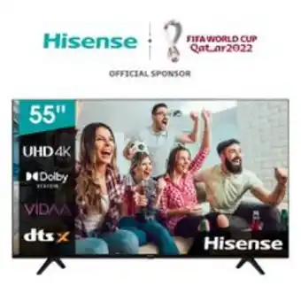 Metro Smart tv hisense uhd 55" vidaa 55a6gsv oferta