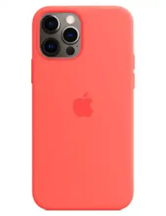 Case iphone 12 y 12 pro rosa citrico-accesorio-equipo libre-el